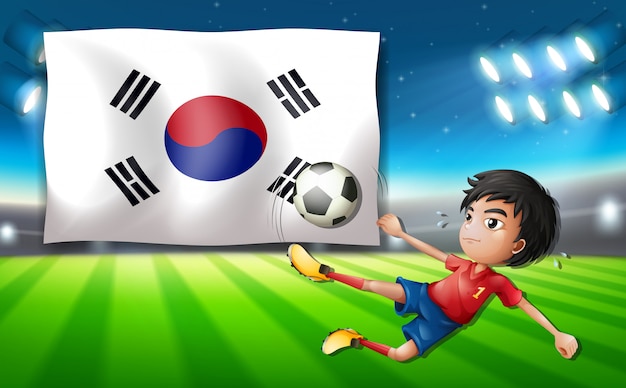 Jugador de fútbol de corea del sur