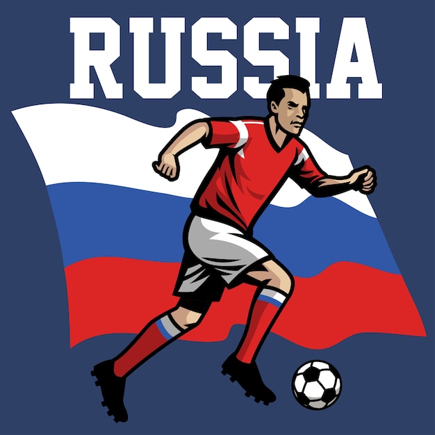 Jugador de fútbol de rusia