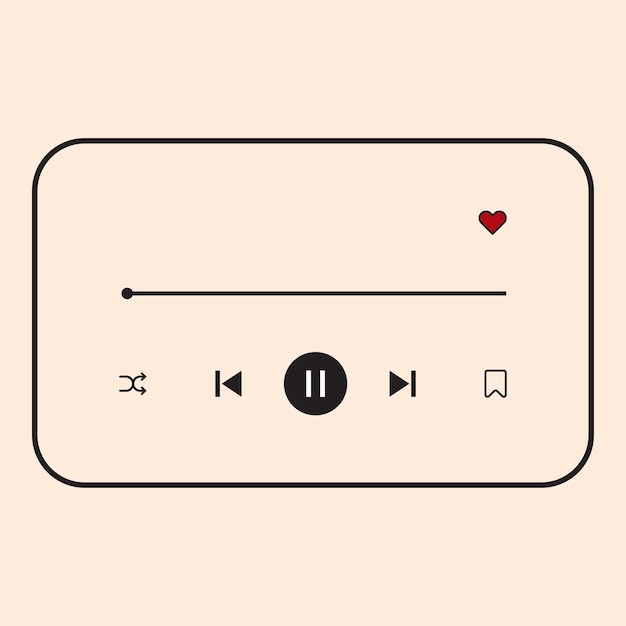 Jugador de música Ui
