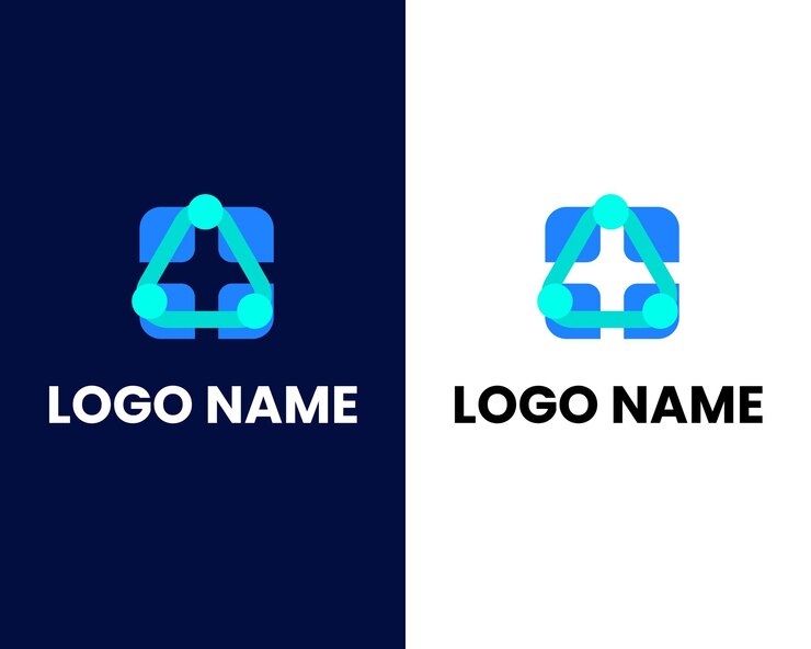 Vector jugador con plantilla de diseño de logotipo de empresa de construcción