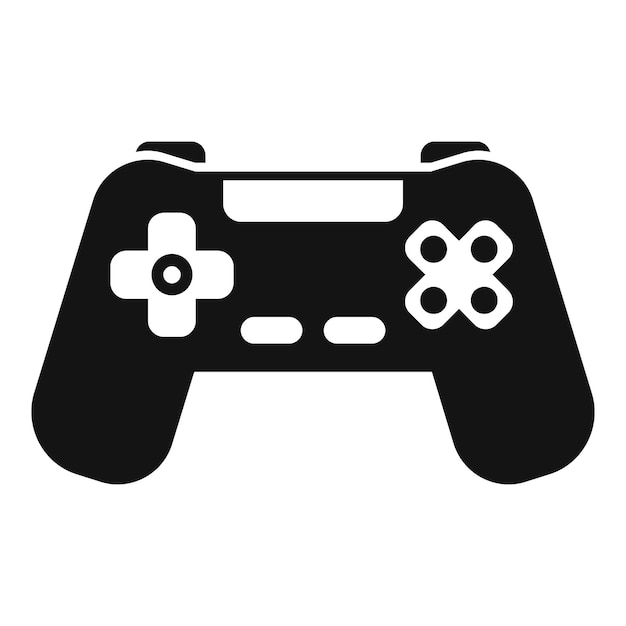 Jugar al juego con el icono del joystick vector simple Habilidades de afrontamiento