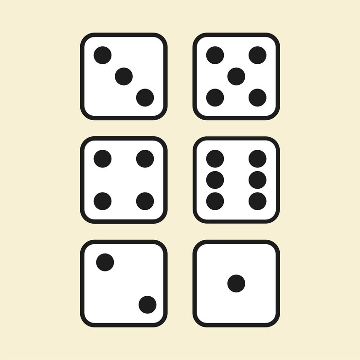 Vector jugar cubos desde todos los lados.