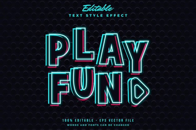 JUGAR EFECTO DE TEXTO DIVERTIDO