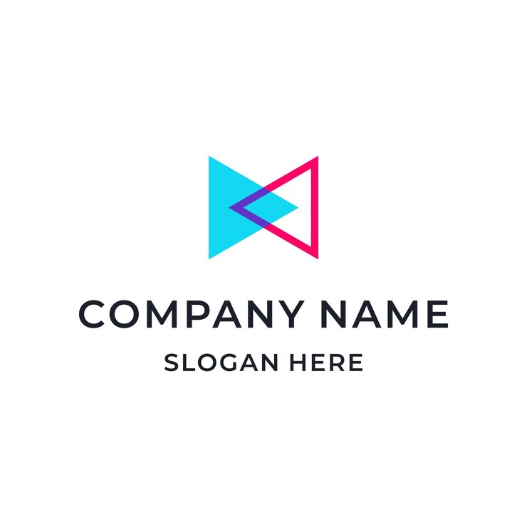 jugar insight y letra M diseño de logotipo moderno