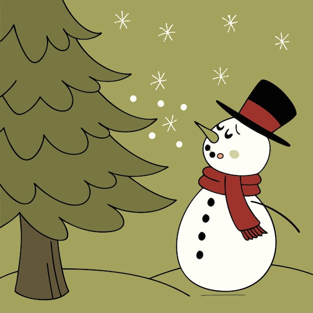 Jugar a la Navidad y el invierno festivo Vector Artwork