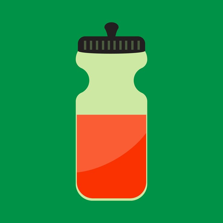 Vector jugo de fresa