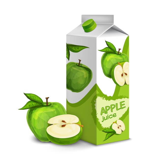 Jugo de manzana paquete