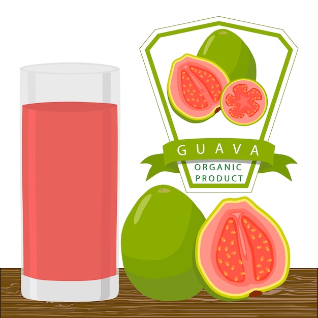 Jugo de productos ecológicos naturales dulces y sabrosos