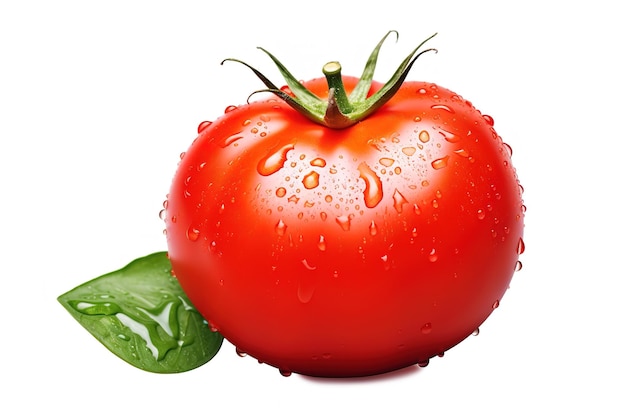Jugo de tomate en salpicaduras frescas ilustración realista