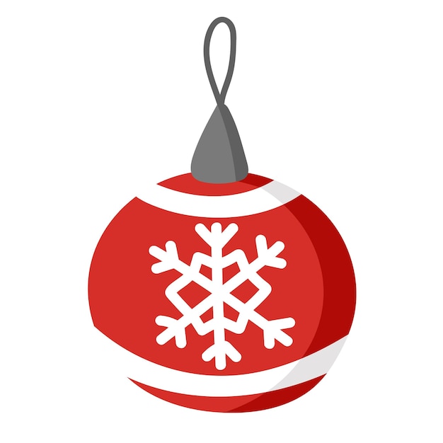 Juguete de árbol de Navidad Doodle con una imagen para decoración, diseño de tarjetas, invitaciones