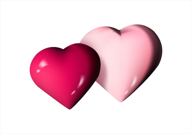 Juguete con forma de corazón rojo de dibujos animados en 3D Adecuado para la decoración del Día de San Valentín y el Día de la Madre