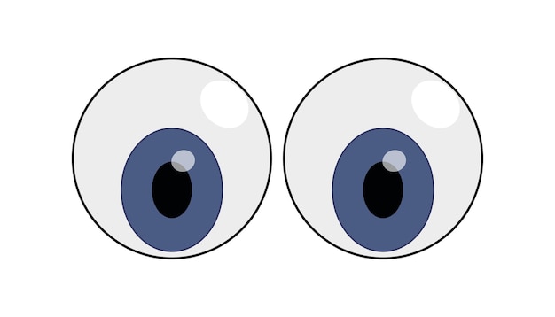 Juguete de ojos de plástico en estilo de dibujos animados