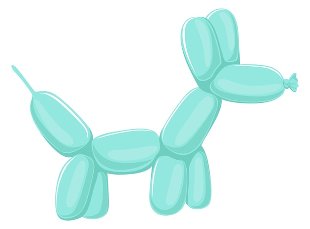Juguete de perro de globo con forma divertida de animal inflable