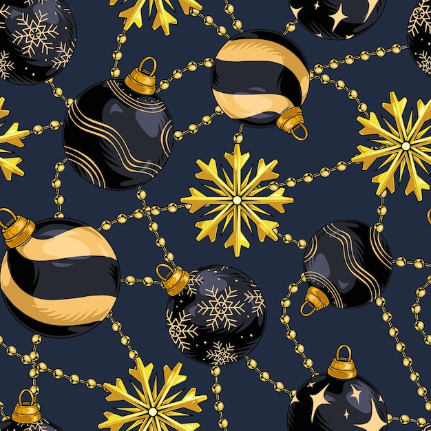 Juguetes navideños de colores sin costuras