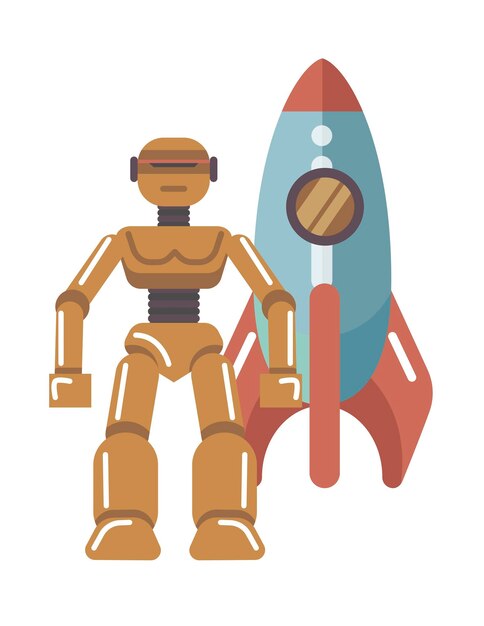 Juguetes para niños, robot y cohete, juegos para niños