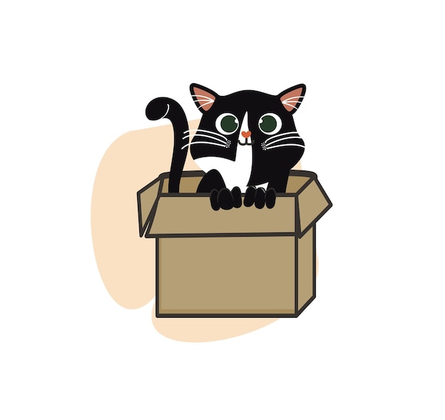 Juguetones gatos lindos conjunto de elementos planos gatitos esponjosos de dibujos animados gatitos y atigrados sentados jugando acostado