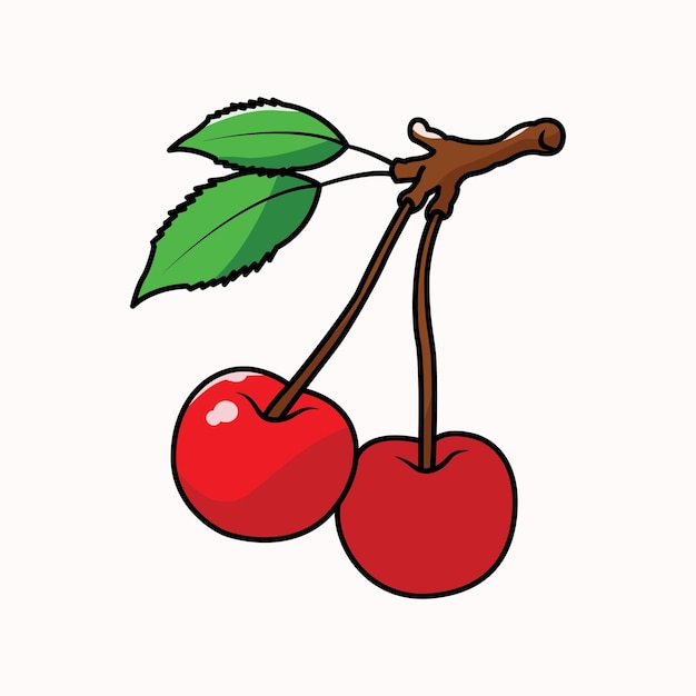 Juicy Jewels Cherry Arte vectorial
