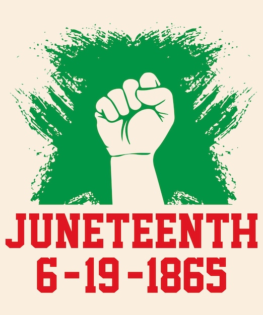 Juneteenth 1865 Diseño gráfico