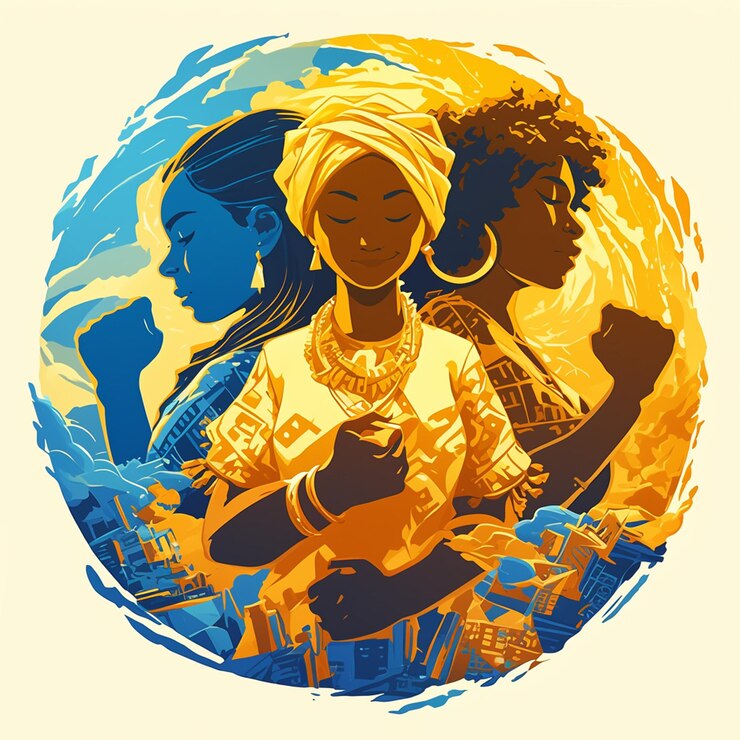 Vector juneteenth 2024 el poder de la perseverancia logotipo
