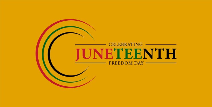 Vector juneteenth celebrando el día de la libertad día de la independencia afroamericano