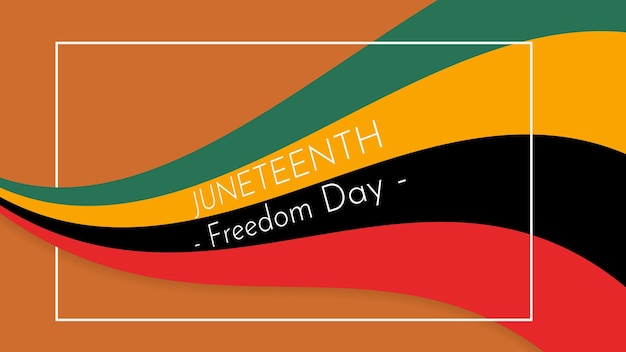 Juneteenth Día de la Libertad 19 de junio celebración de vacaciones África Historia y patrimonio africano