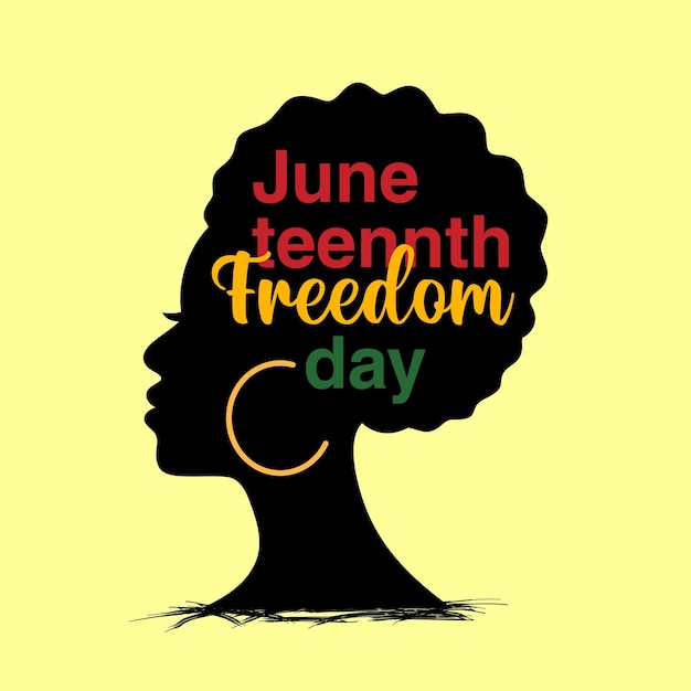 Vector juneteenth día de la libertad 2023 ilustración vectorial