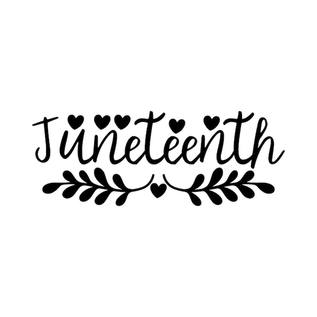 Vector juneteenth diseño de svg