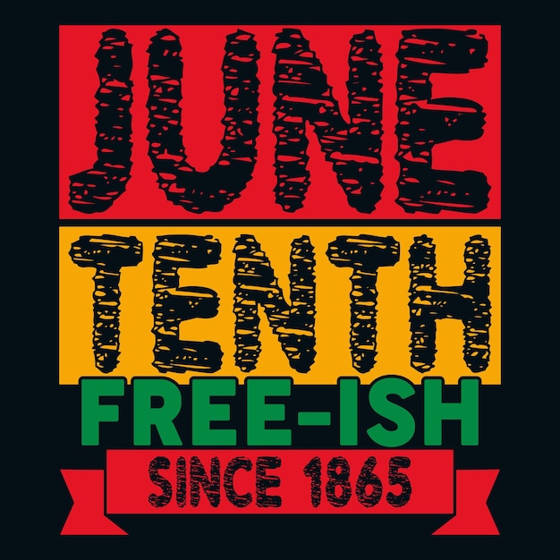 Juneteenth historia negra diseño de camisa