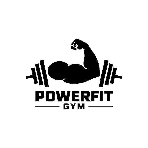 Juntos más fuertes Logotipo de gimnasio y acondicionamiento físico