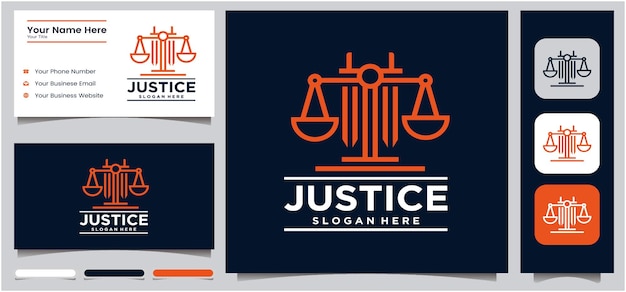 Justicia logo ley universal abogado espada escala creativo bufete de abogados diseño de logotipos plantilla de logotipo