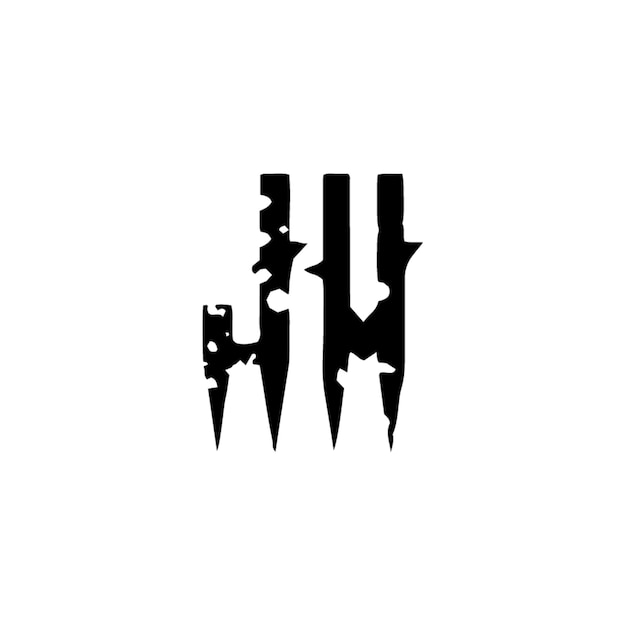 JV monograma logotipo diseño carta texto nombre símbolo monocromo logotipo alfabeto carácter simple logotipo