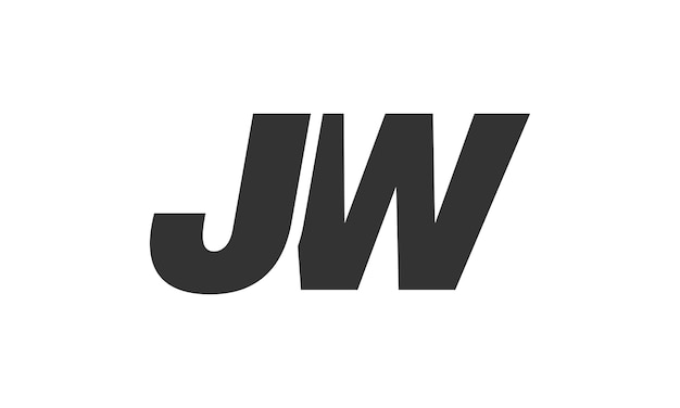 JW Techno Editable Font Logo para la marca corporativa Diseño futurista audaz con ideas tipográficas únicas Tipo personalizado mínimo y letra dinámica