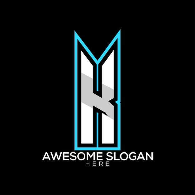 k diseño inicial del logotipo de esport