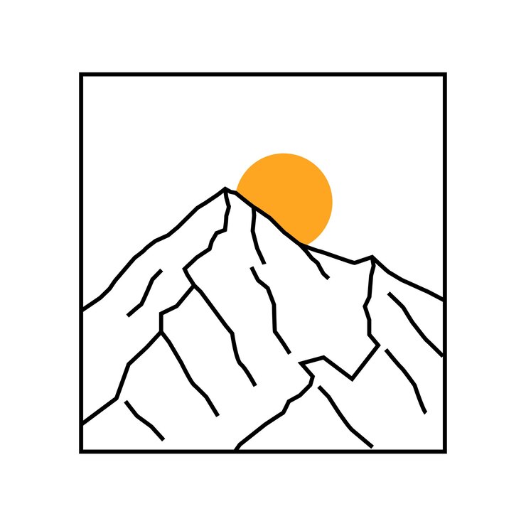 Vector k2 naturaleza de montaña arte vectorial salvaje insignia camiseta pegatina y ropa para el aire libre