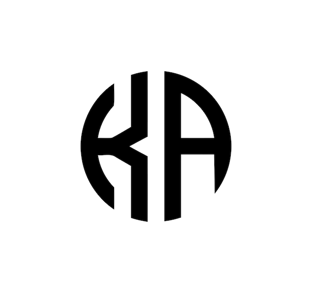 KA Monogram Logo in a Circle
