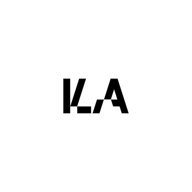KA monograma logotipo diseño carta texto nombre símbolo monocromo logotipo alfabeto carácter simple logotipo