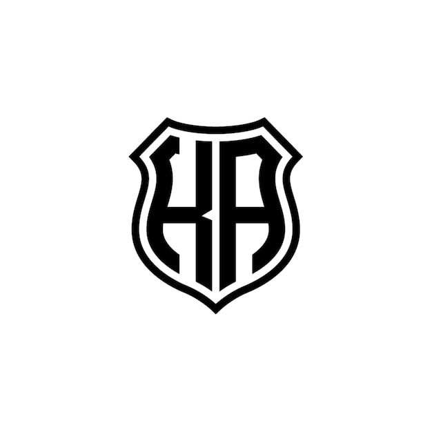 KA monograma logotipo diseño carta texto nombre símbolo monocromo logotipo alfabeto carácter simple logotipo