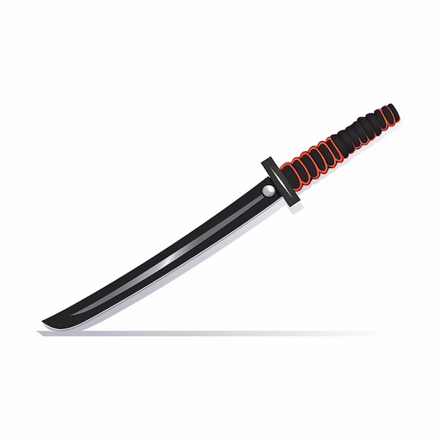 Katana vector Japón ilustración samurái asiático guerrero diseño japonés cultura arte tradición