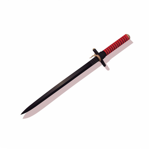 Katana vector Japón ilustración samurái asiático guerrero diseño japonés cultura arte tradición