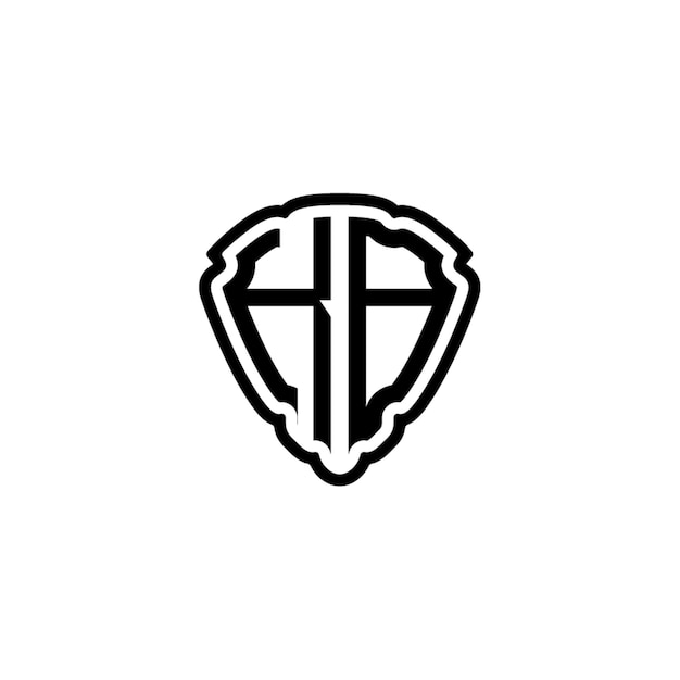 KB monograma logotipo diseño carta texto nombre símbolo monocromo logotipo alfabeto carácter simple logotipo