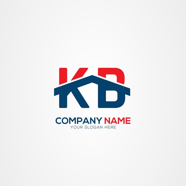Vector kb o bk creative modern letters elemento de diseño del logotipo