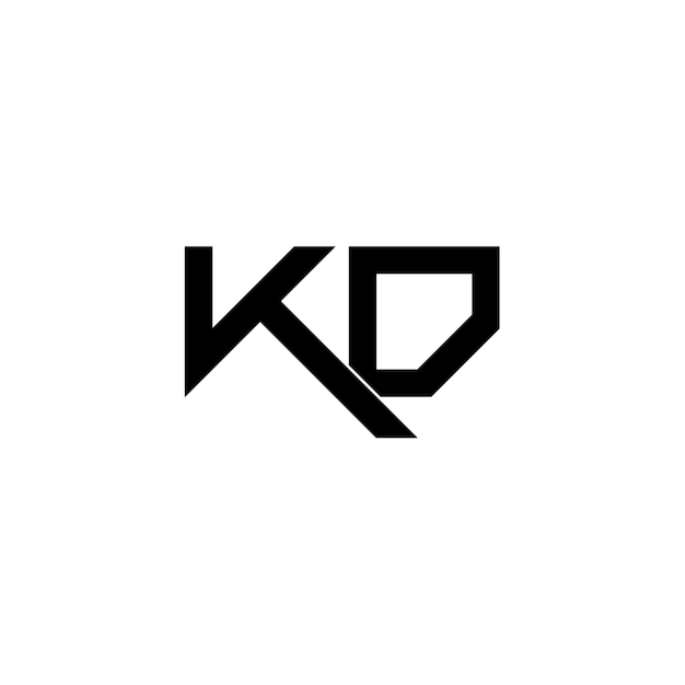 KD monograma diseño del logotipo letra texto nombre símbolo monocromo logotipo alfabeto carácter logotipo simple