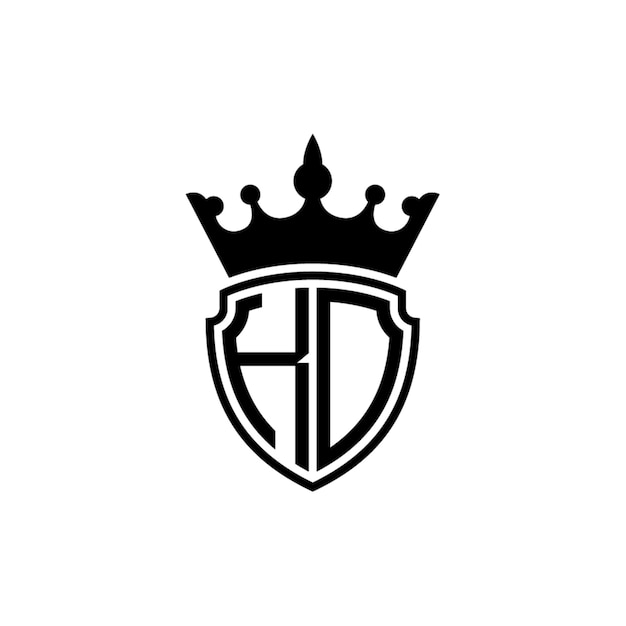 KD monograma diseño del logotipo letra texto nombre símbolo monocromo logotipo alfabeto carácter logotipo simple