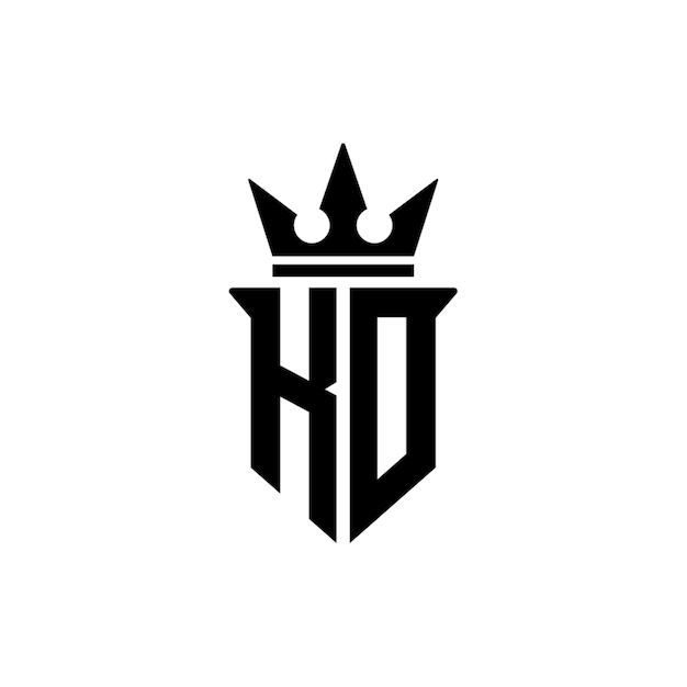 KD monograma diseño del logotipo letra texto nombre símbolo monocromo logotipo alfabeto carácter logotipo simple
