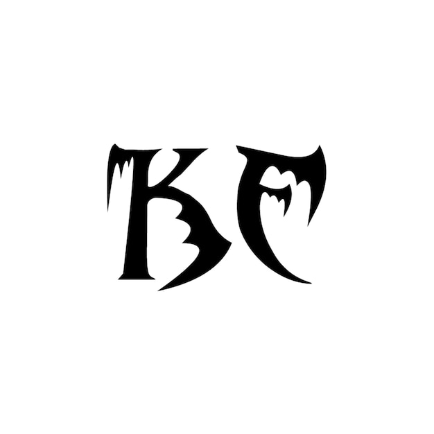 KE monograma logotipo diseño carta texto nombre símbolo monocromo logotipo alfabeto carácter simple logotipo