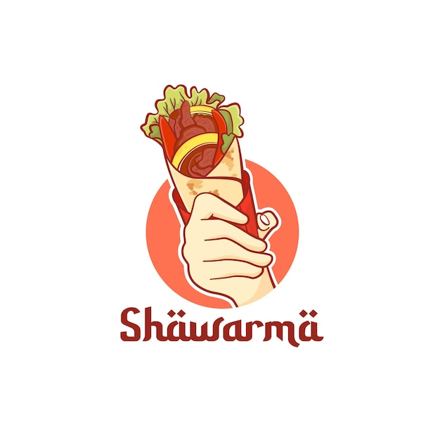 Kebab Shawarma logo vector