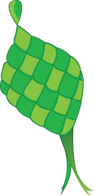 ketupat 2 versión ke 2 dari ketupat ilustrasi vector