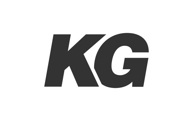 KG Techno Editable Font Logo para marca corporativa Diseño futurista audaz con ideas tipográficas únicas Tipo personalizado mínimo y letra dinámica