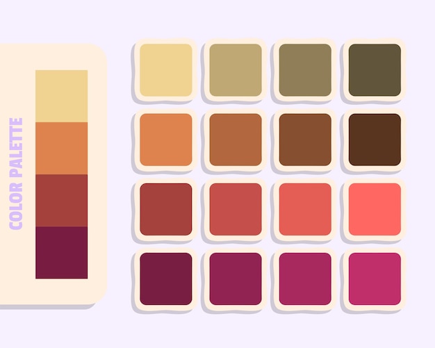 khaki peru sienna teoría del color marrón diseño y edición idea colores armoniosos muestra de catálogo