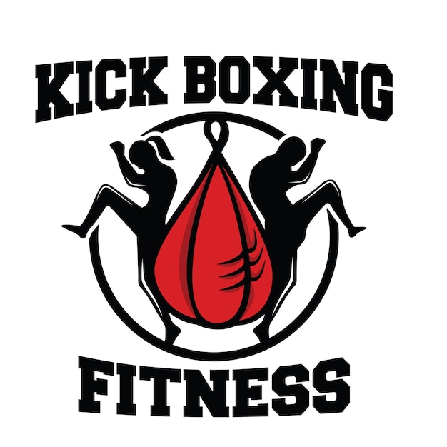 Kick boxing y artes marciales logo